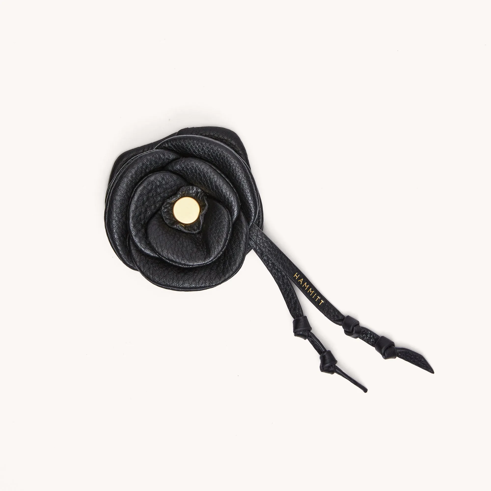 Vince Floral Charm | Black/Brushed Gold sold by Hammitt