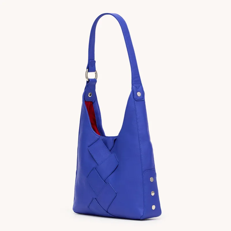 Tim | Deep Water Weave/Silver | Med made by Hammitt