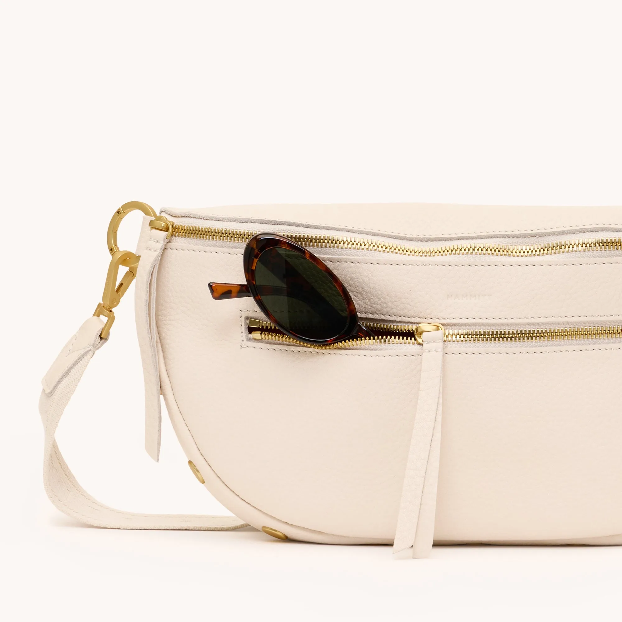 Charles Crossbody | Calla Lily White/Brushed Gold | Lrg sold by Hammitt product image thumbnail 5