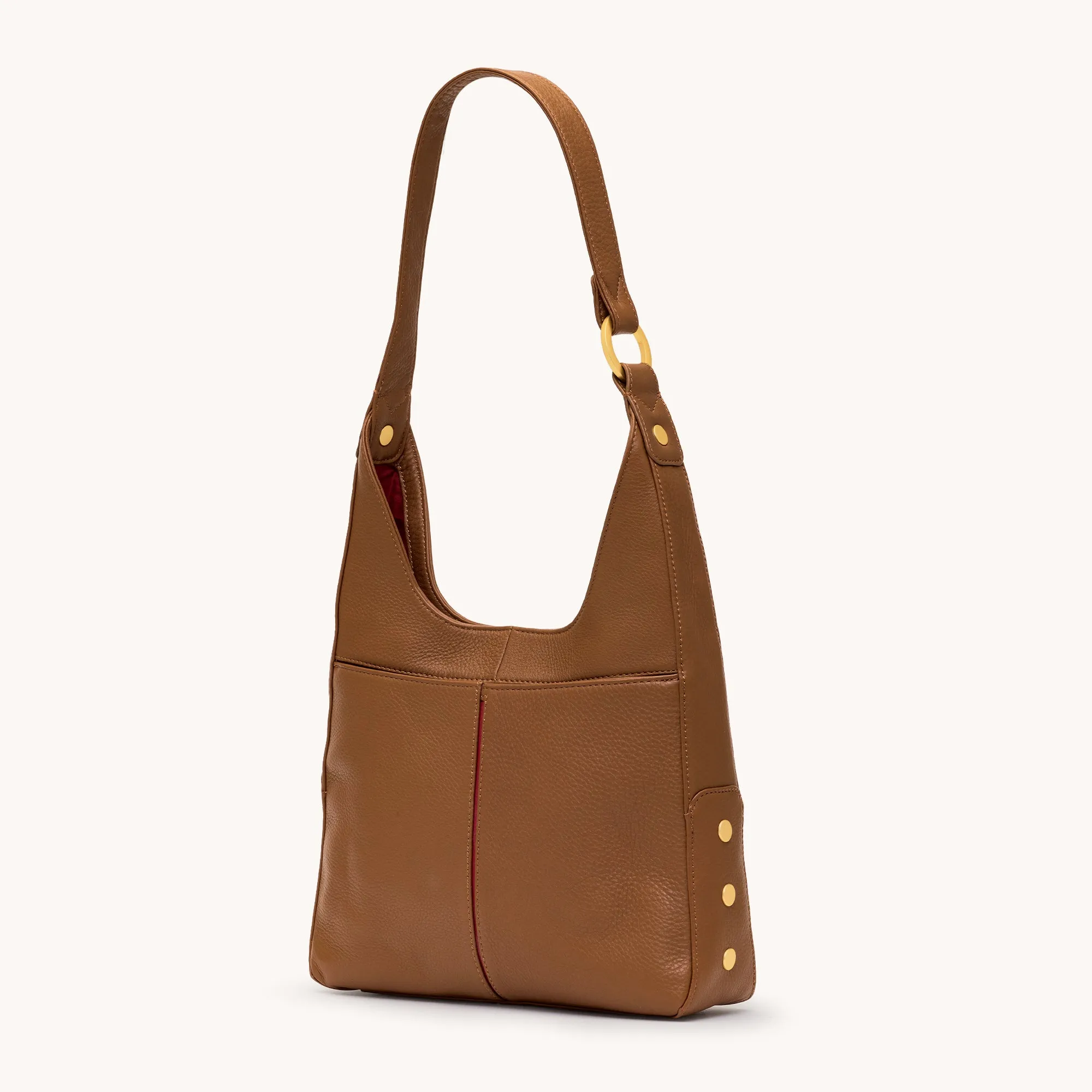 Tim | Mahogany Pebble/Brushed Gold | Med sold by Hammitt product image thumbnail 5