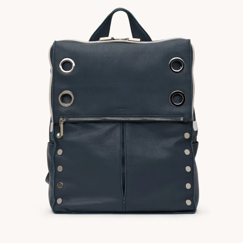 Montana Backpack | Nautical Navy/Silver | XL made by Hammitt