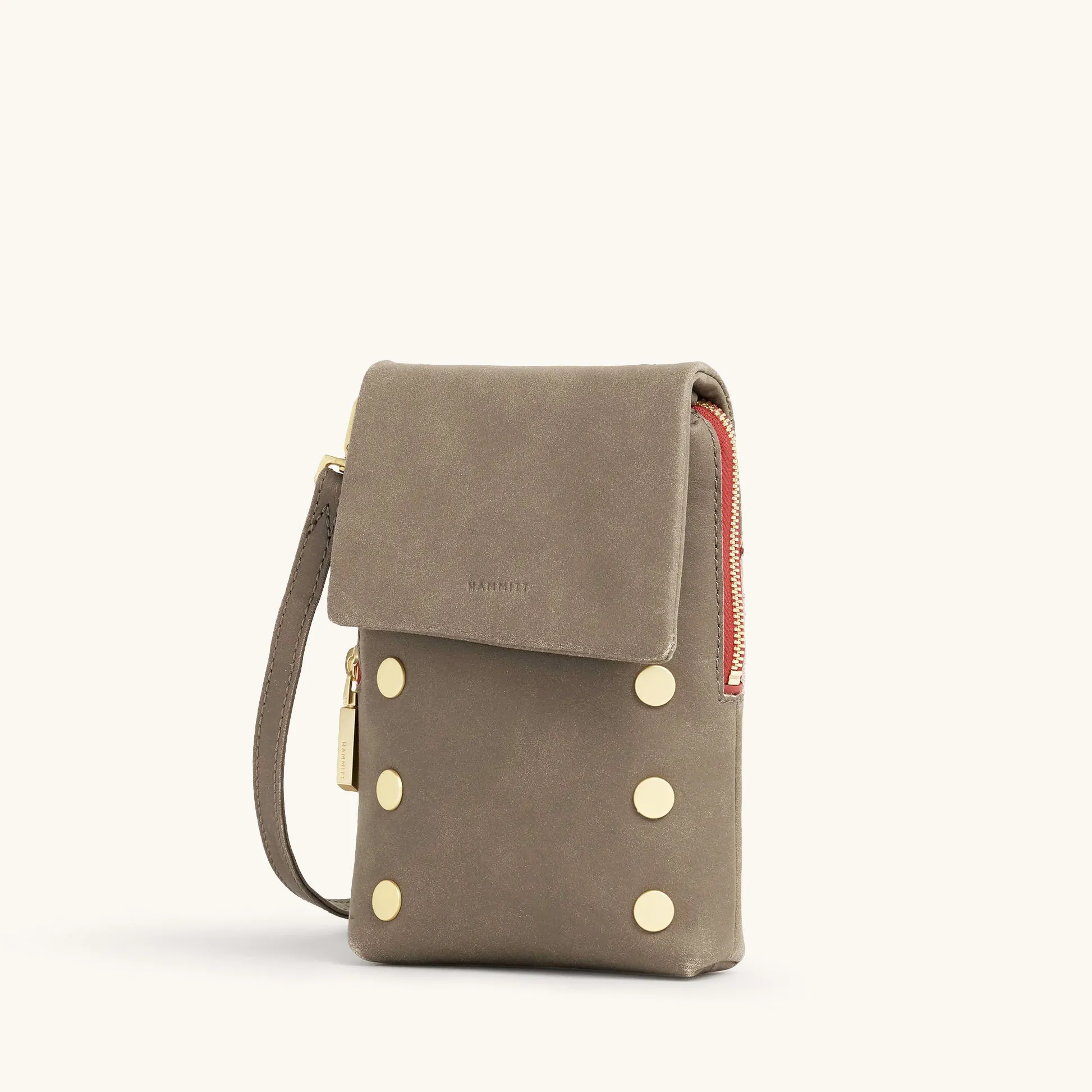 VIP Mobile | Pewter/Brushed Gold Red Zip sold by Hammitt product image thumbnail 4