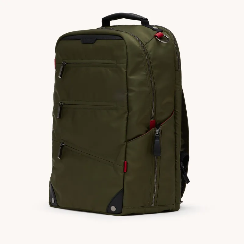 Eden Backpack | Jade Nylon/Gunmetal sold by Hammitt