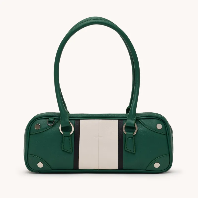 Meredith | Clubhouse Stripe/Silver | Sml made by Hammitt