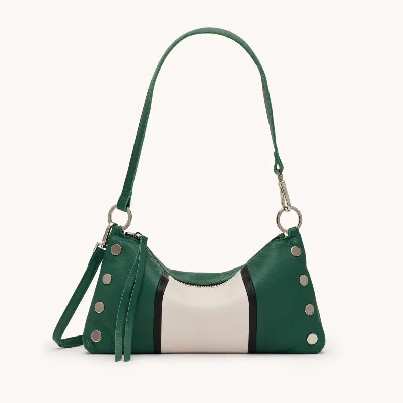 Kyle | Clubhouse Stripe/Silver | Sml made by Hammitt