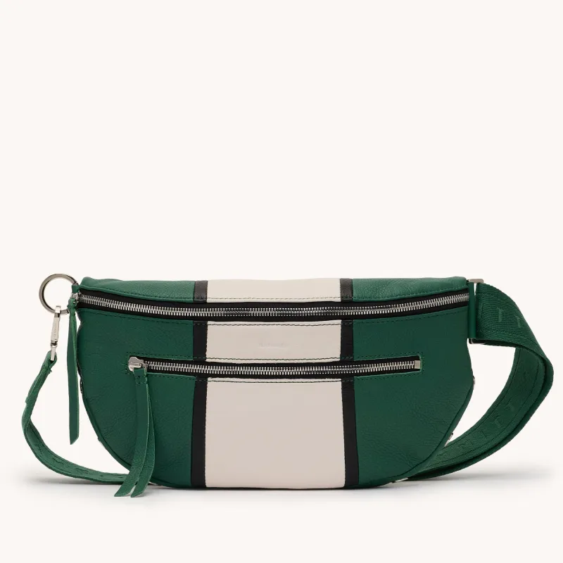 Charles Crossbody | Clubhouse Stripe/Silver | Lrg sold by Hammitt
