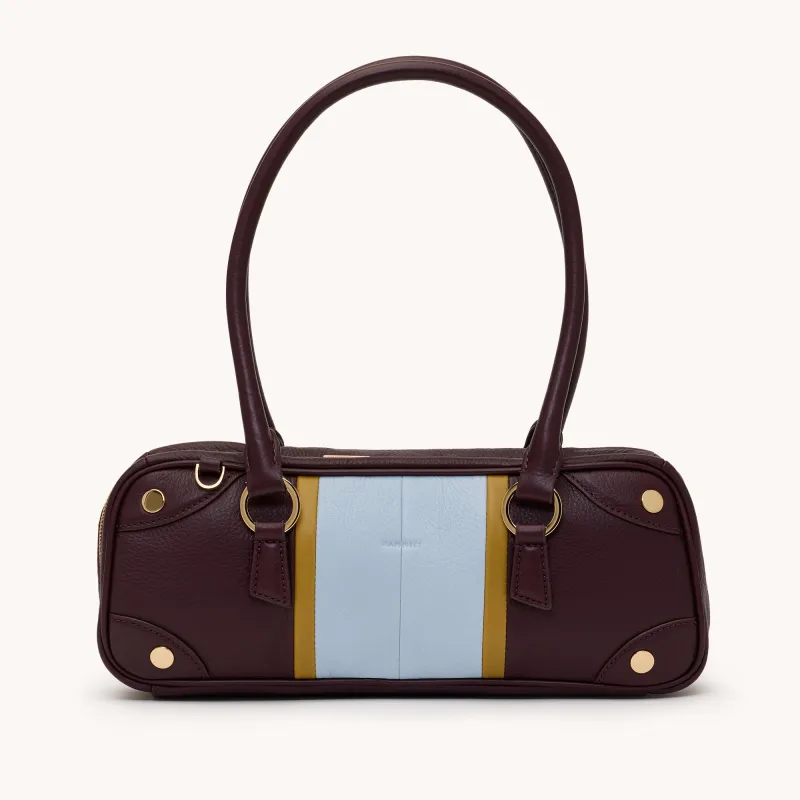 Meredith | Regatta Stripe/Gold | Sml made by Hammitt