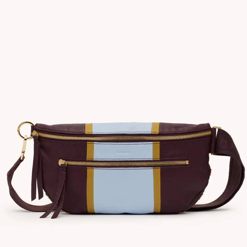 Charles Crossbody | Regatta Stripe/Gold | Lrg sold by Hammitt