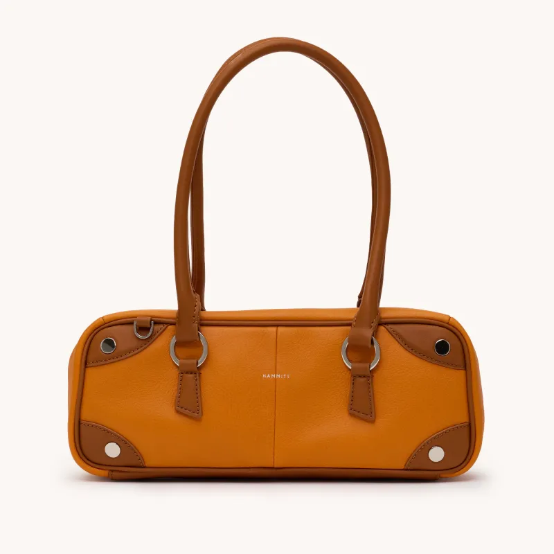 Meredith | Tailored Tangerine/Silver | Sml made by Hammitt