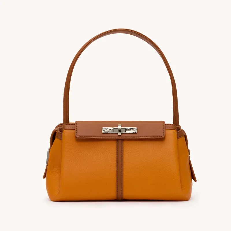 Charlotte | Tailored Tangerine/Silver | Med made by Hammitt