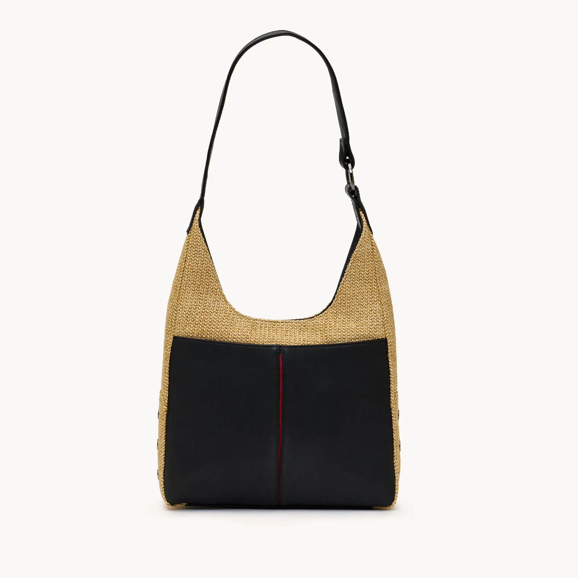 Tim | Noir Smooth Raffia/Gunmetal | Med sold by Hammitt product image thumbnail 5