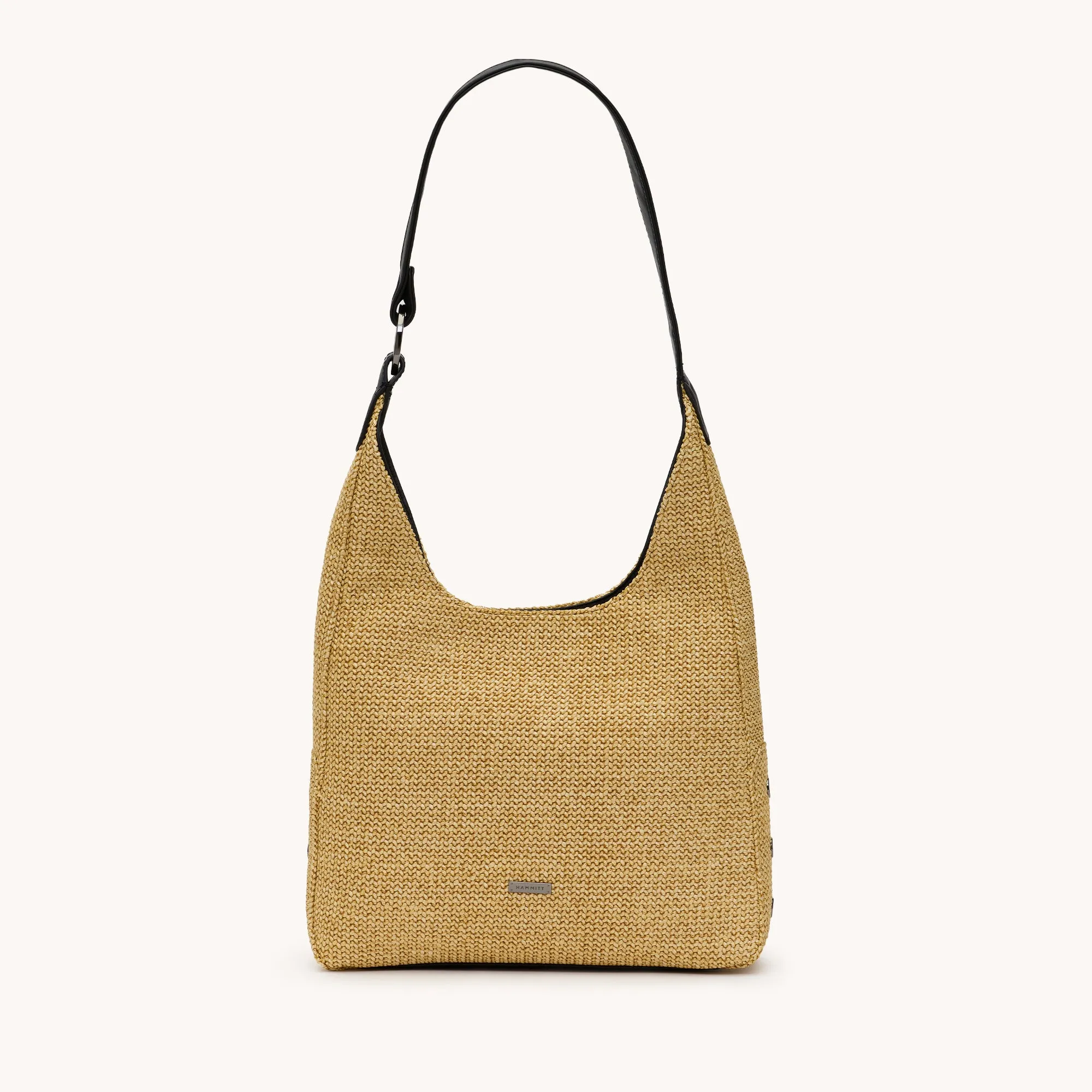 Tim | Noir Smooth Raffia/Gunmetal | Med sold by Hammitt product image thumbnail 4