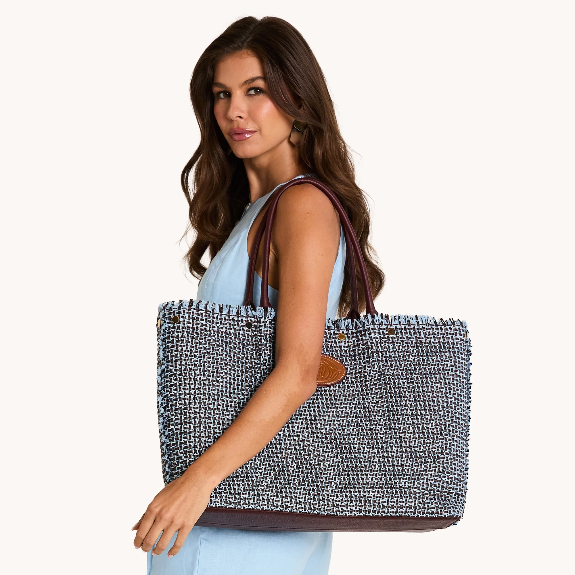 Olympia Tote | Blueberry Sorbet/Gold sold by Hammitt product image thumbnail 3