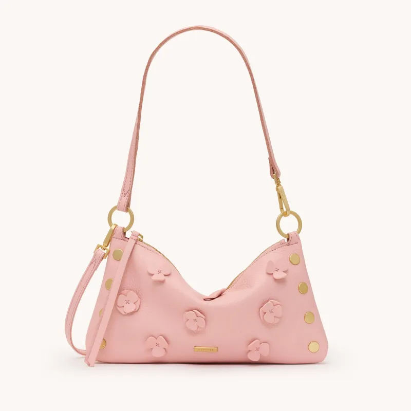 Kyle | Flamingo Flora/Brushed Gold | Sml made by Hammitt