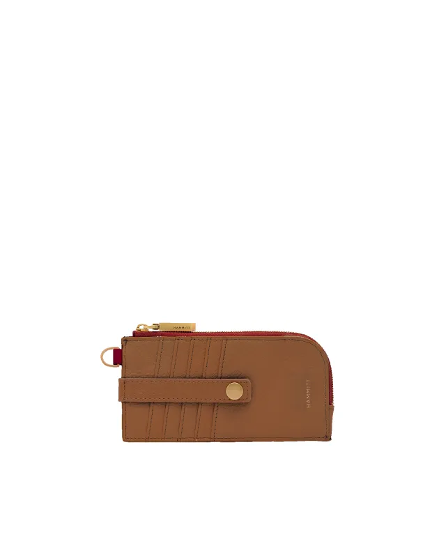 210 East | Mahogany Pebble/Brushed Gold Red Zip made by Hammitt