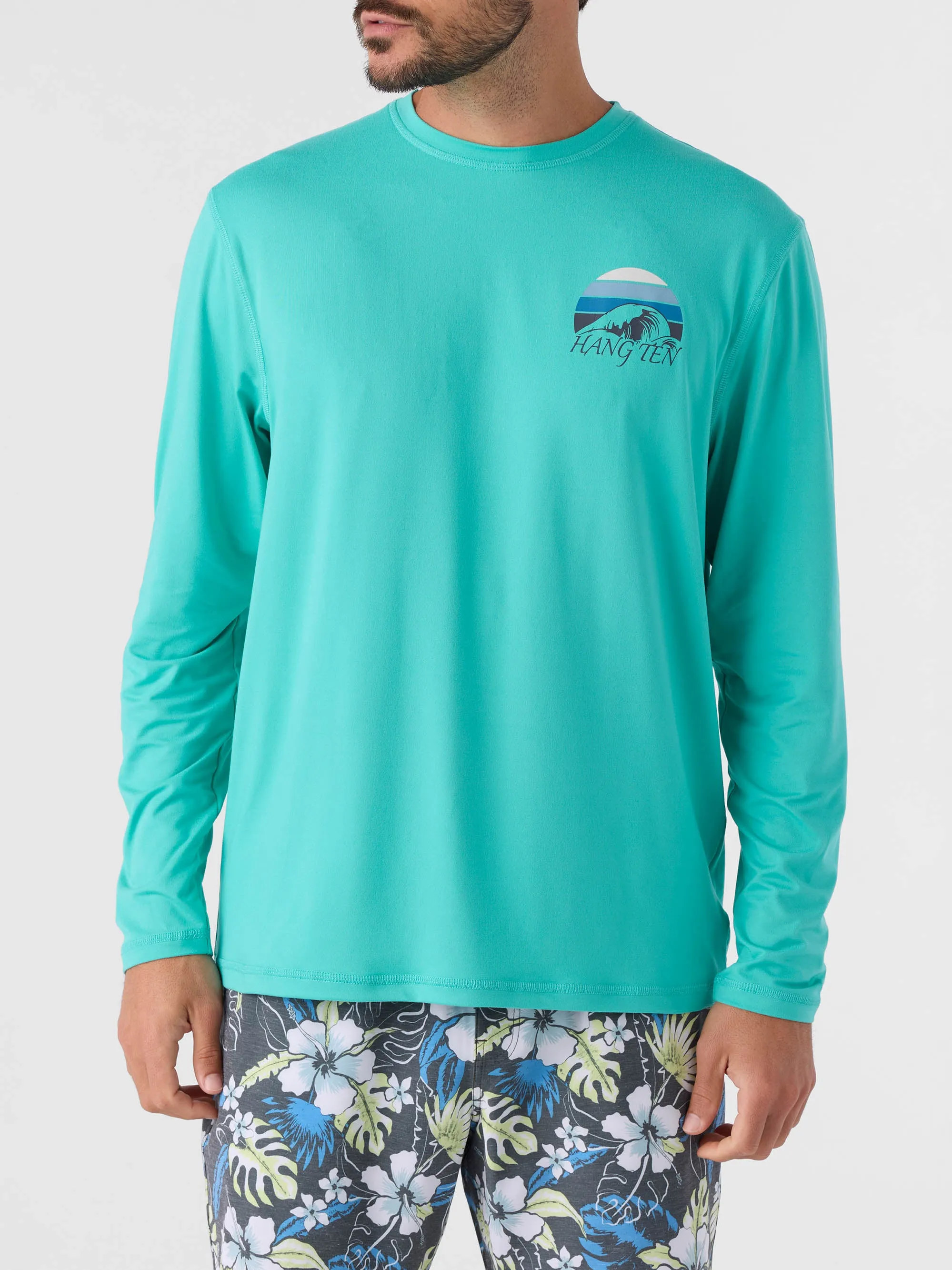 Tidal Long Sleeve UPF Sun Tee sold by Hang Ten product image thumbnail 2