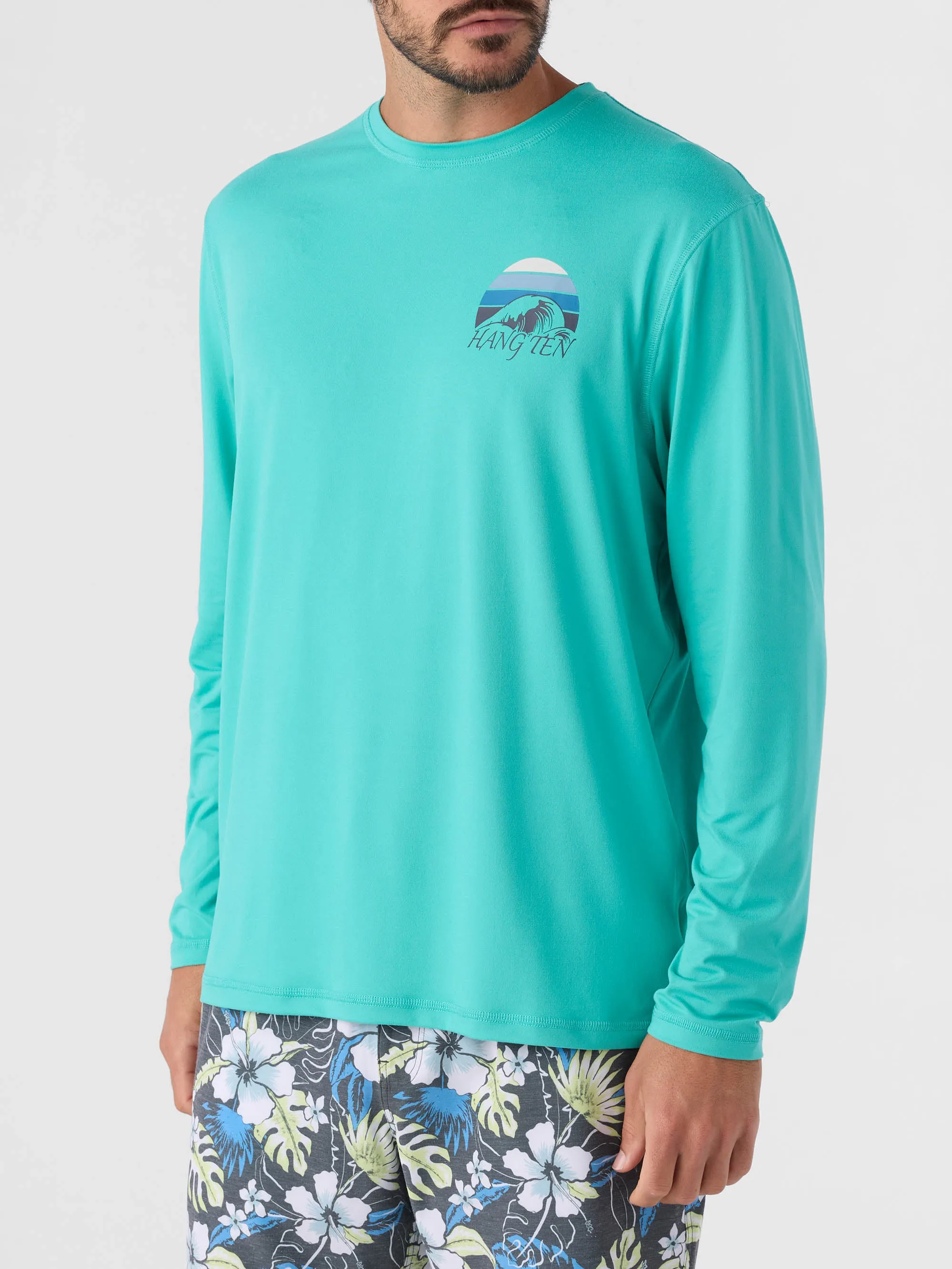 Tidal Long Sleeve UPF Sun Tee sold by Hang Ten product image thumbnail 3