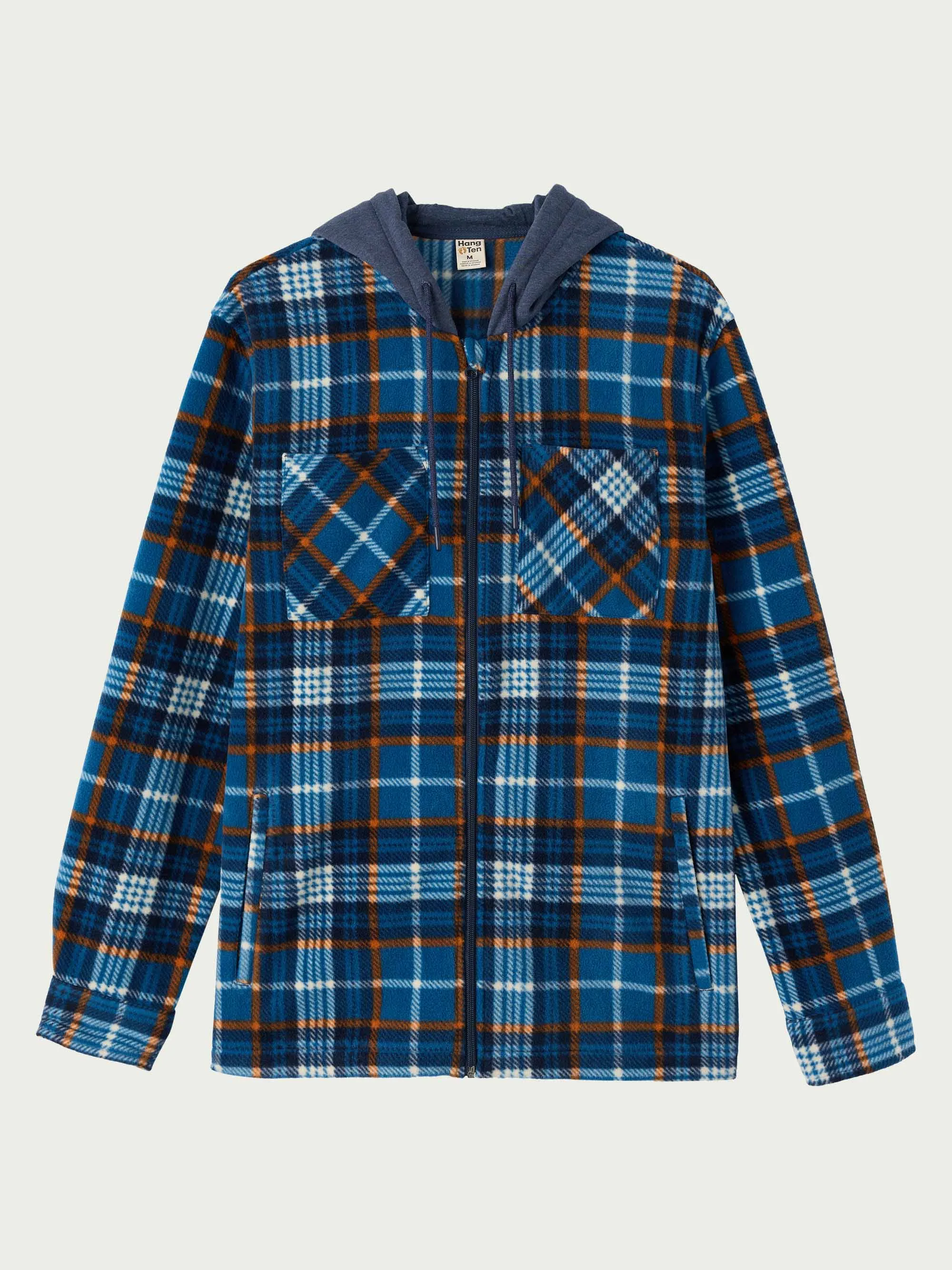 Cameron Hooded Zip Fleece sold by Hang Ten