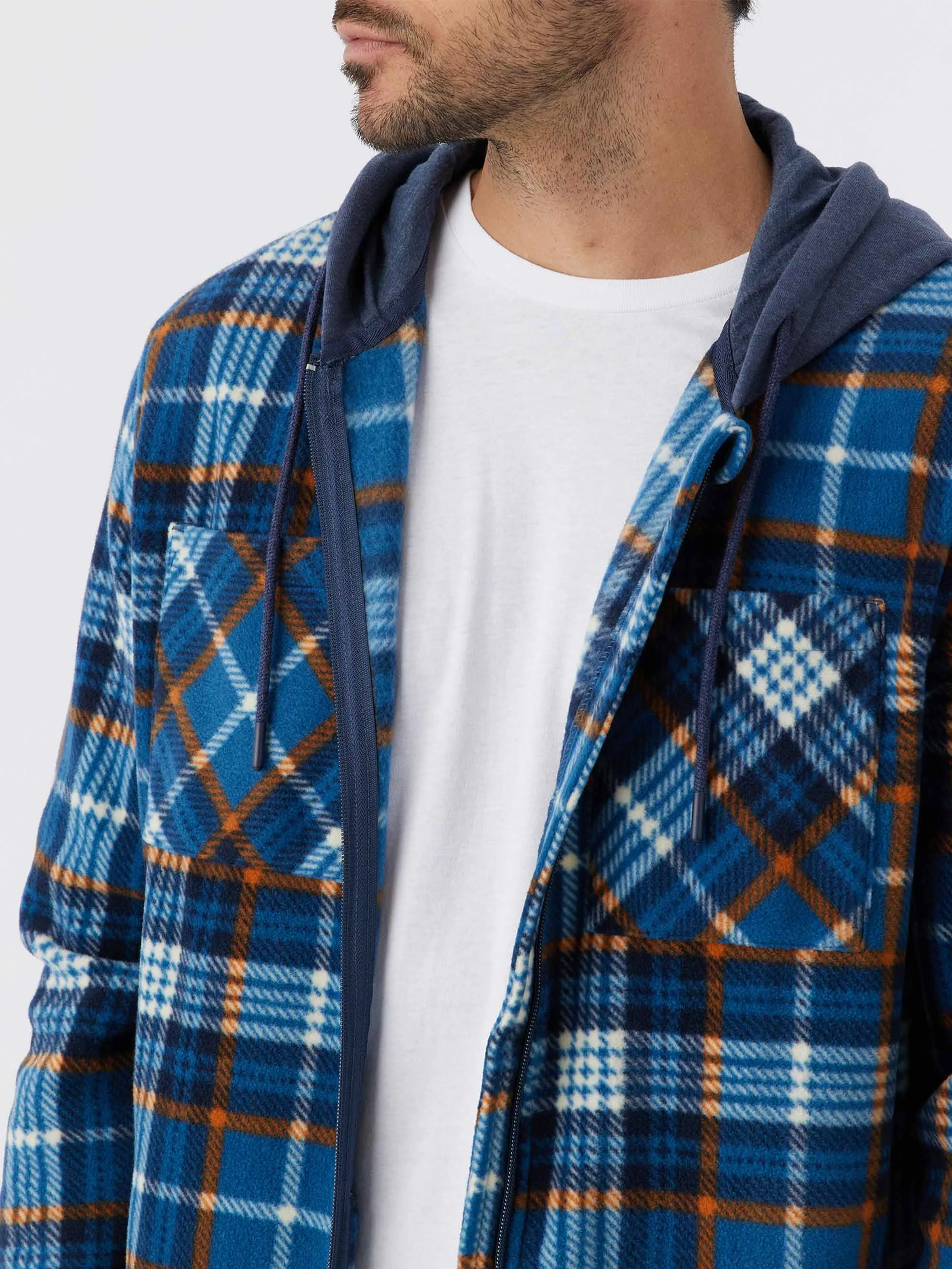 Cameron Hooded Zip Fleece sold by Hang Ten product image thumbnail 3