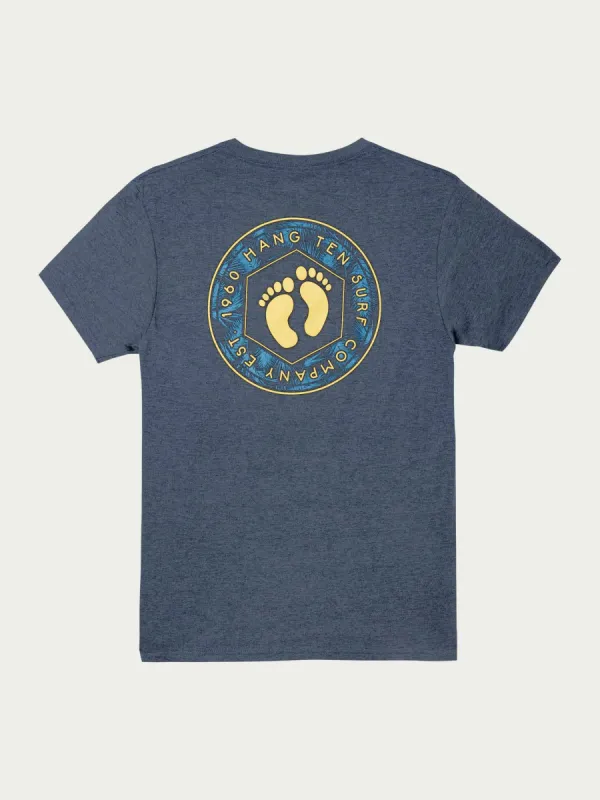 Circle Palms Tee sold by Hang Ten