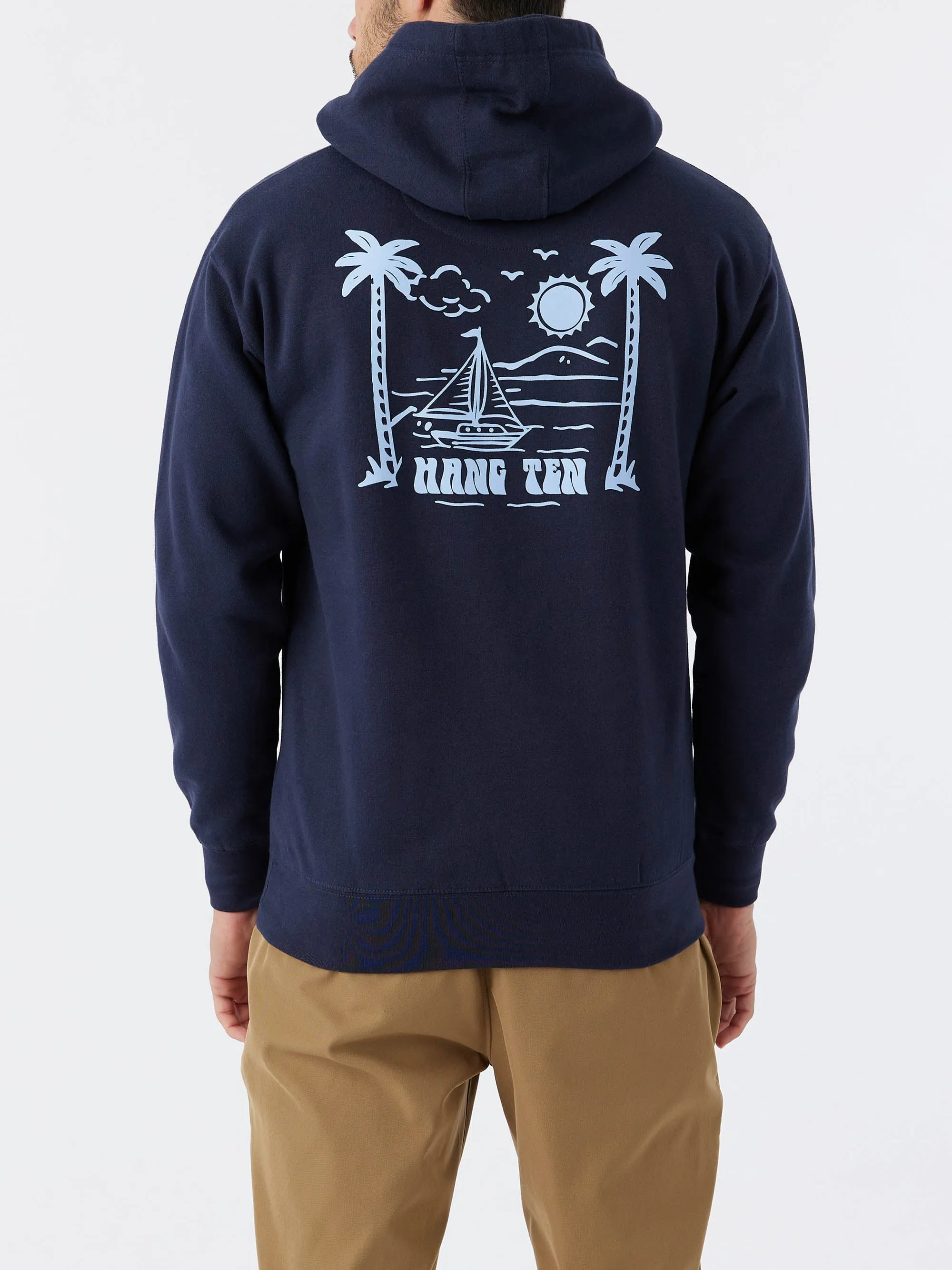 Viewed Sun Hooded Fleece sold by Hang Ten product image thumbnail 5