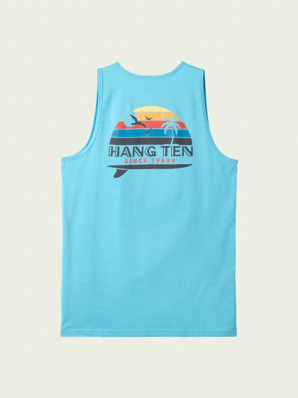 Windy Palm Tank sold by Hang Ten