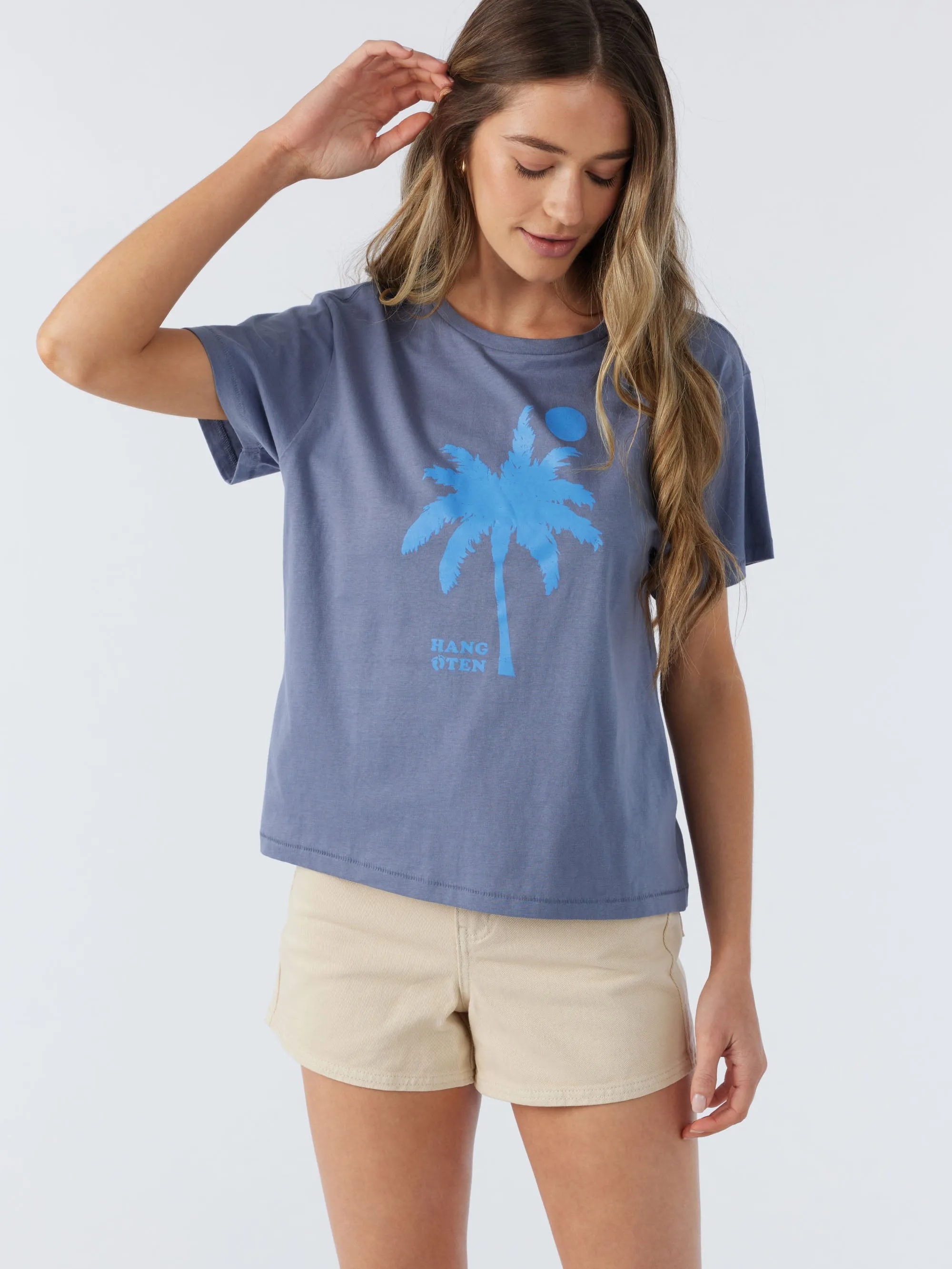 Palm Sunset Tee sold by Hang Ten