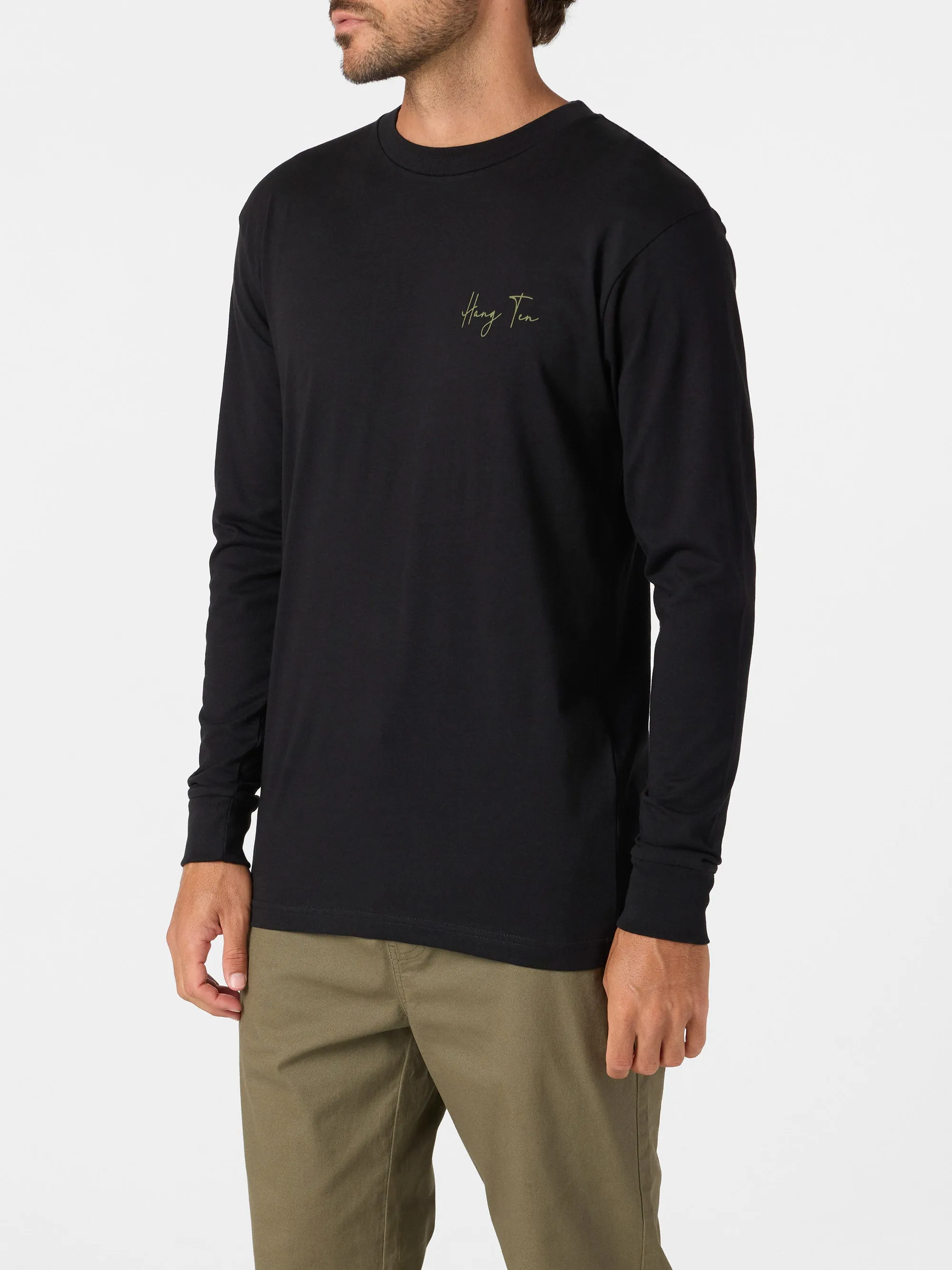 Views of CA Long Sleeve Tee sold by Hang Ten product image thumbnail 4