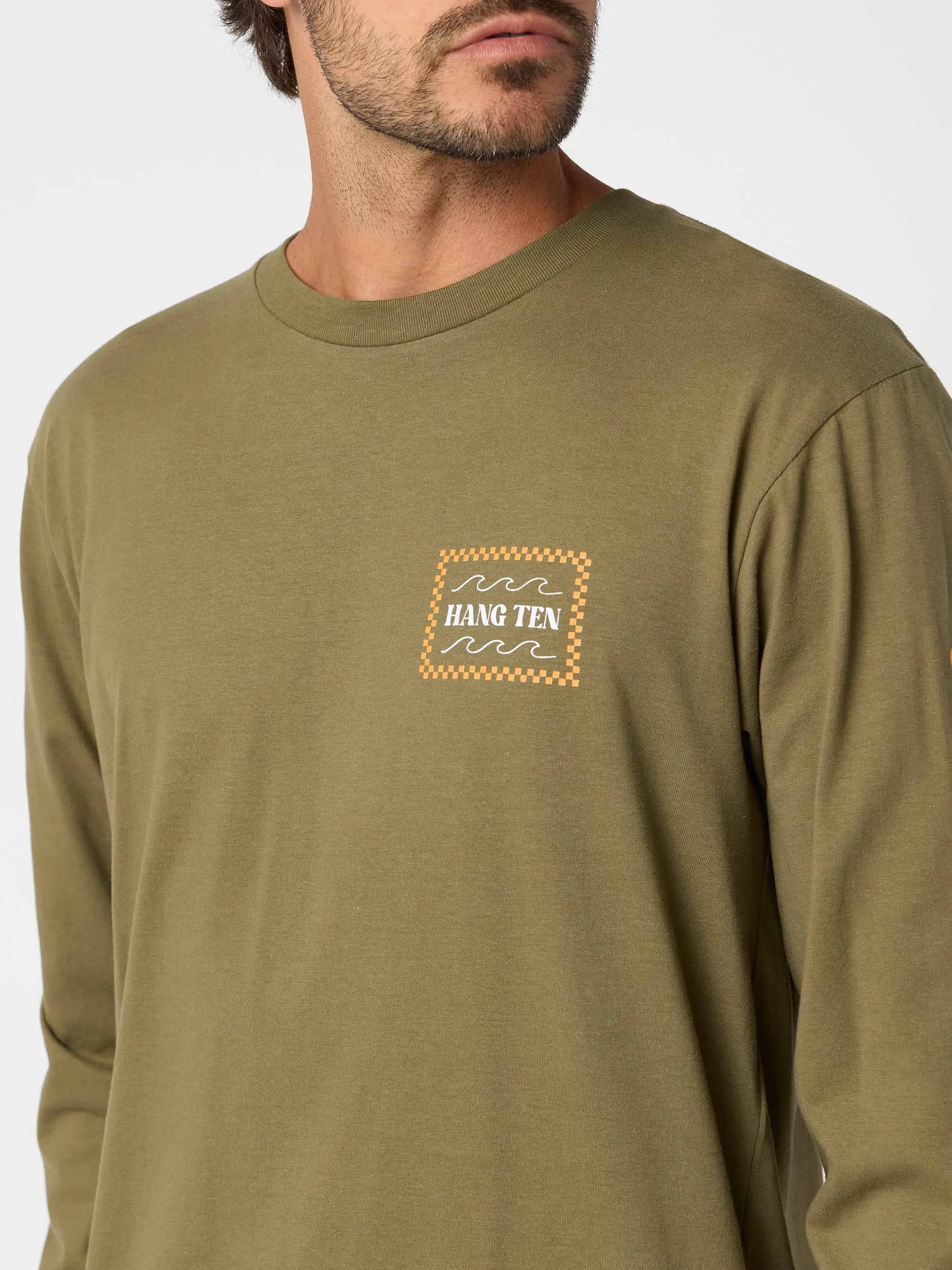 Speckled Surf Long Sleeve Tee sold by Hang Ten product image thumbnail 4