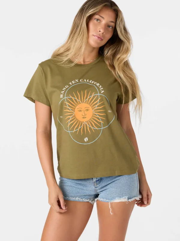 Palm Sun Central Tee sold by Hang Ten