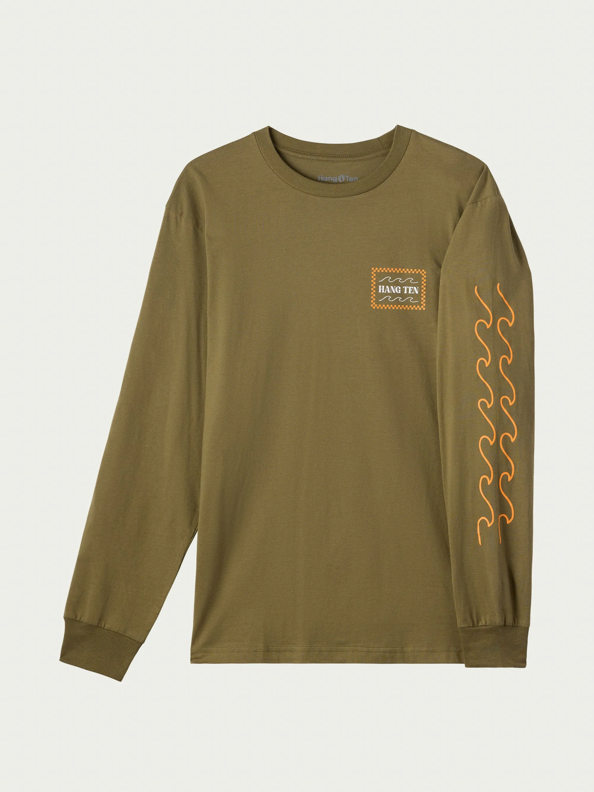 Speckled Surf Long Sleeve Tee sold by Hang Ten