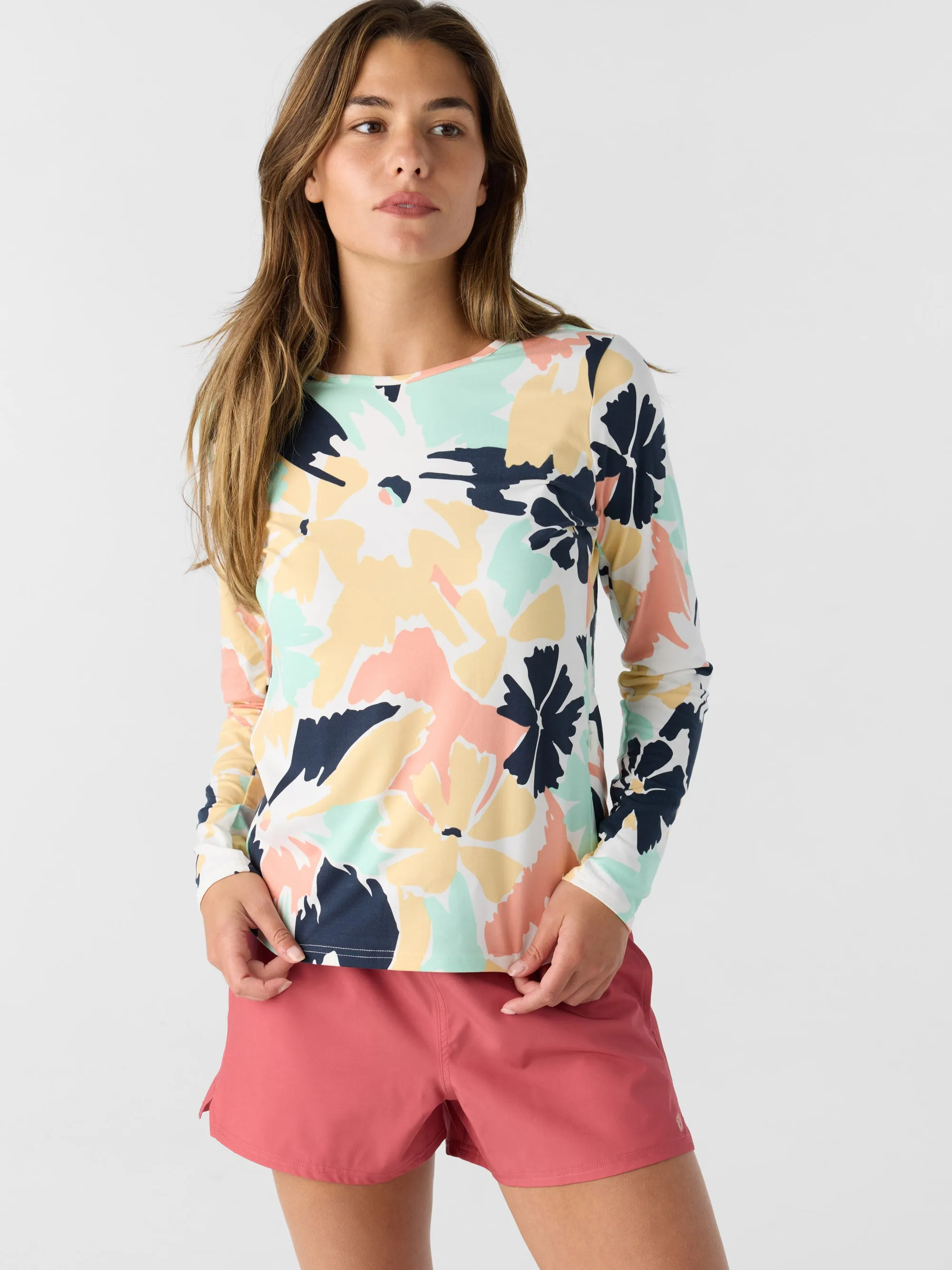 Sunray Long Sleeve Sun Tee sold by Hang Ten