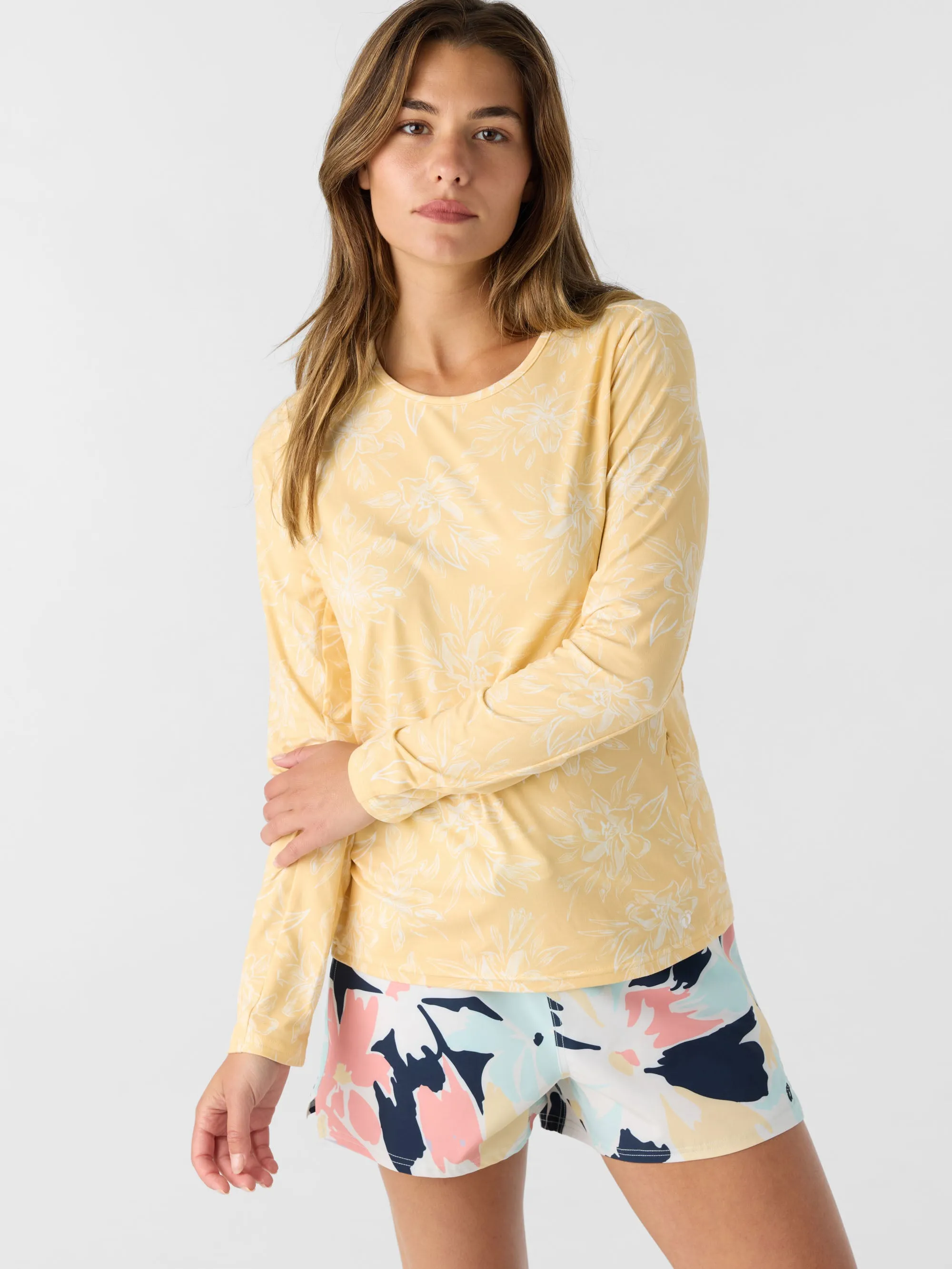 Sunray Long Sleeve Sun Tee sold by Hang Ten product image thumbnail 4