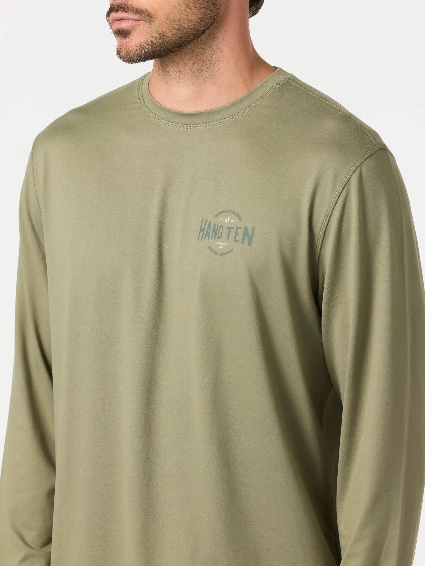 Coastline Long Sleeve Sun Tee sold by Hang Ten product image thumbnail 3