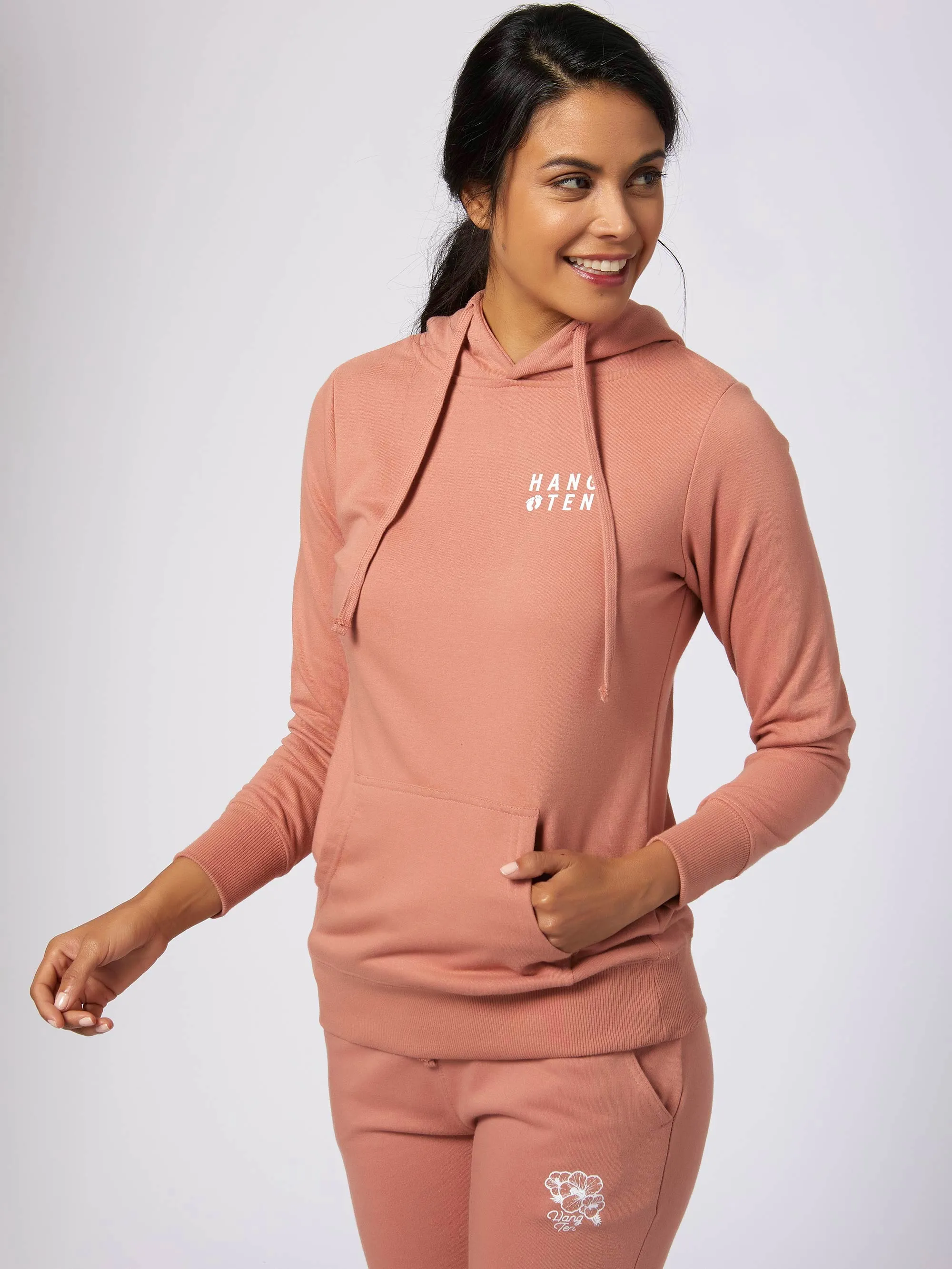 Hibiscus Touch Hooded Fleece sold by Hang Ten product image thumbnail 3