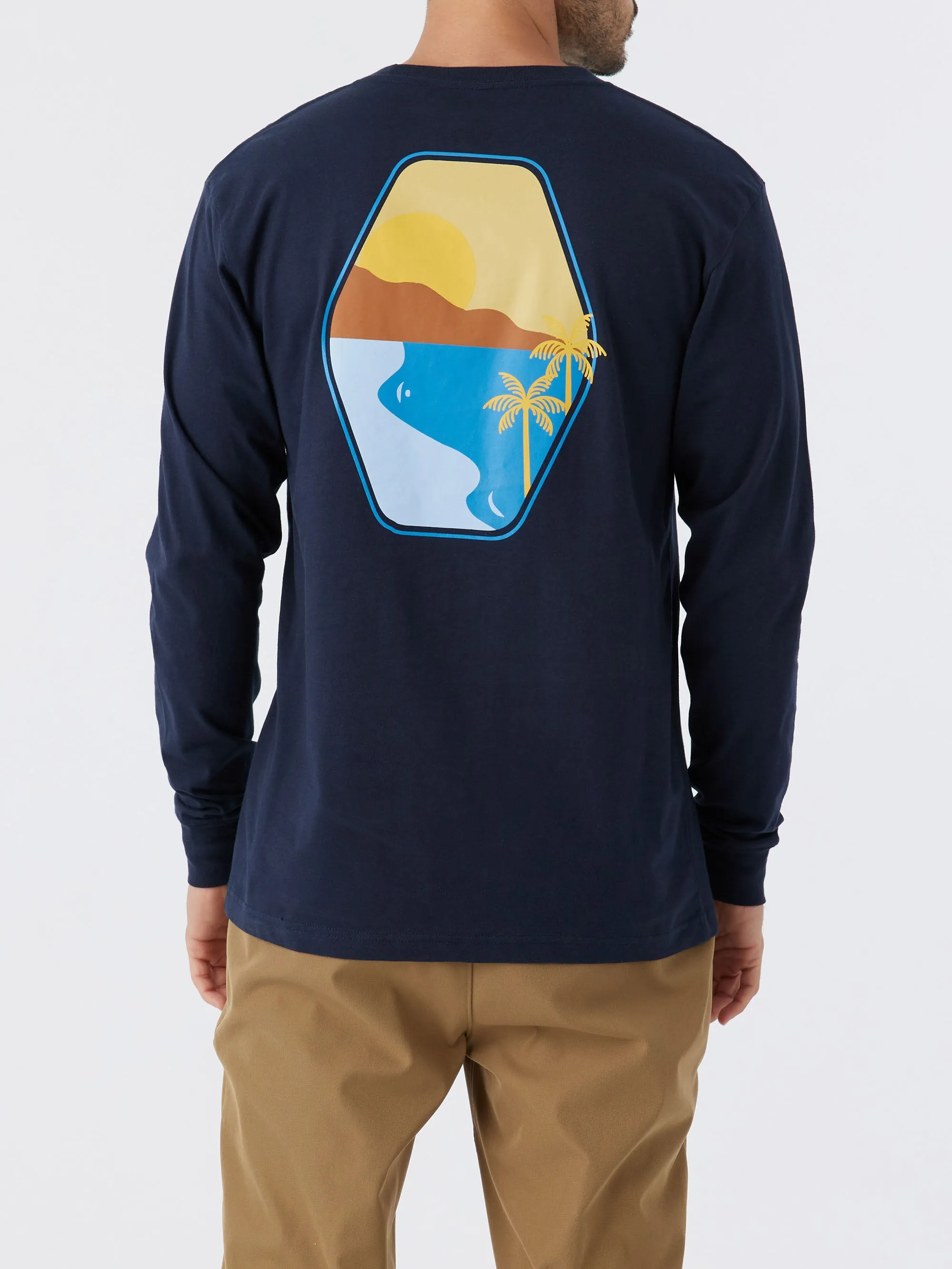 Painted Scene Long Sleeve Tee sold by Hang Ten product image thumbnail 5