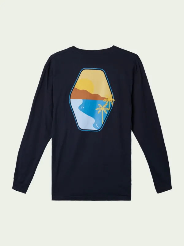 Painted Scene Long Sleeve Tee sold by Hang Ten
