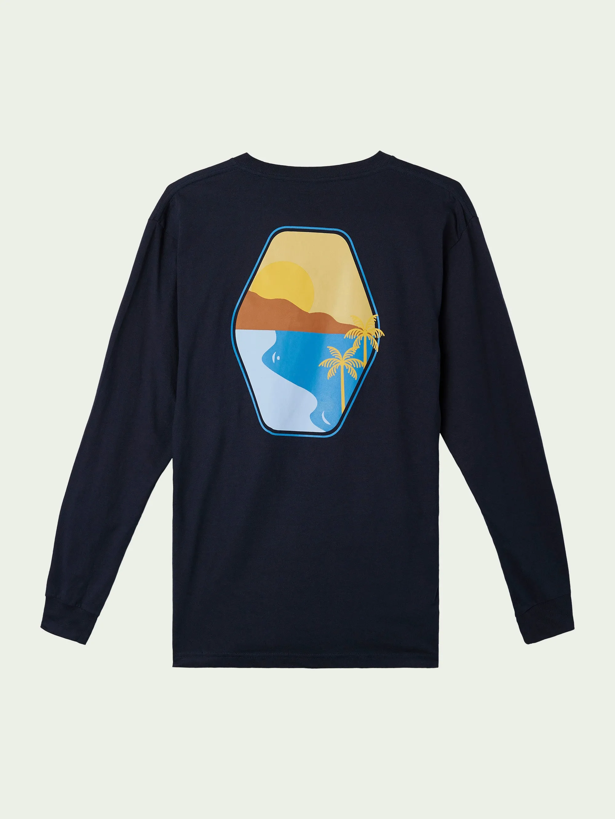 Painted Scene Long Sleeve Tee sold by Hang Ten