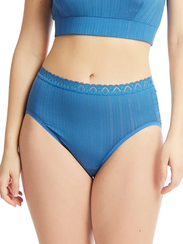 MellowLuxe™ French Brief Storm Cloud Blue Sale sold by Hanky Panky