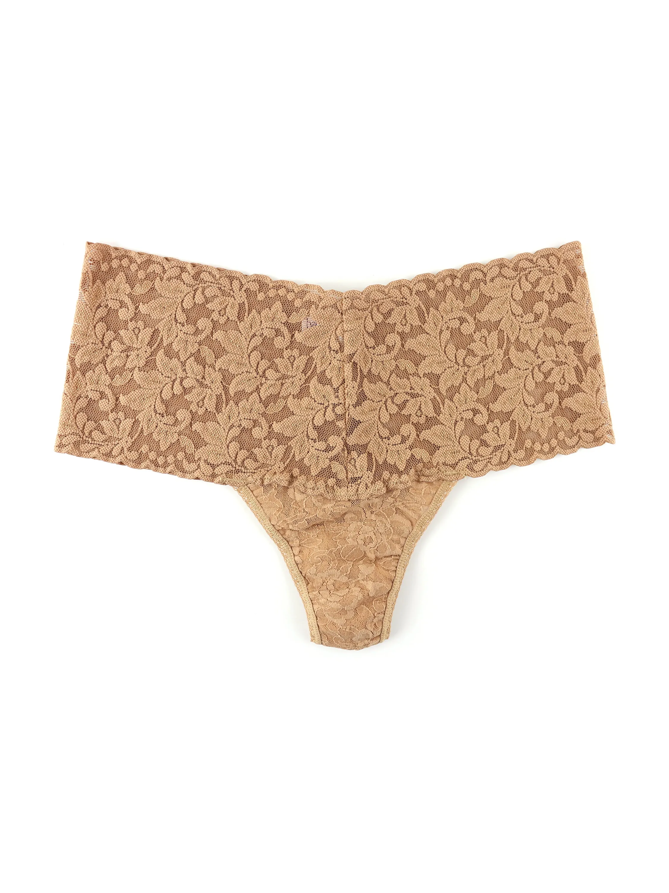 Retro Lace Thong Sun Tan sold by Hanky Panky product image thumbnail 3