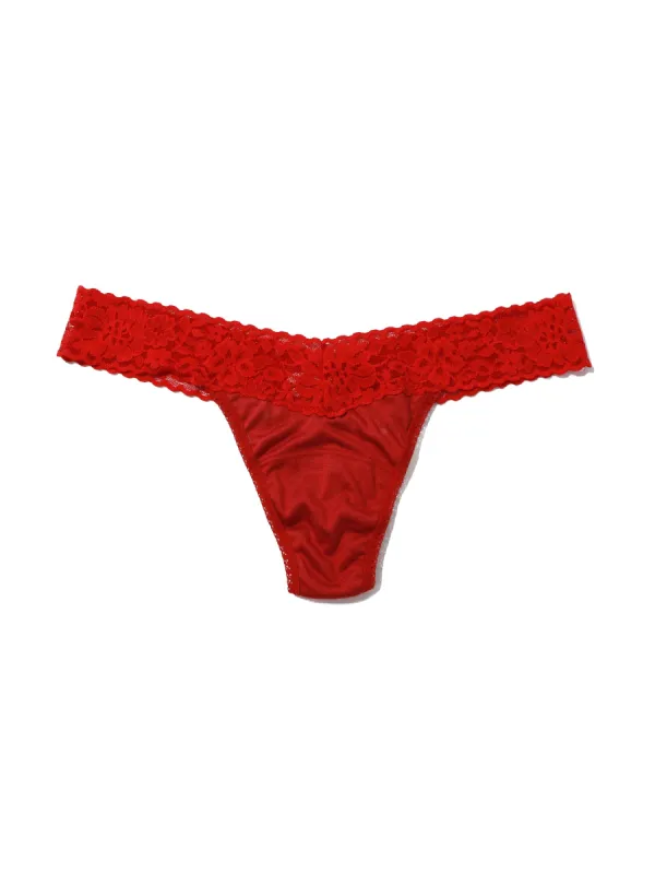 DreamEase® Low Rise Thong Burnt Sienna Red Sale sold by Hanky Panky