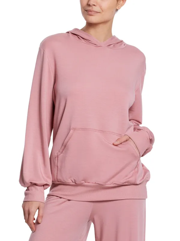 French Terry Hoodie Mauve Orchid Pink Sale sold by Hanky Panky