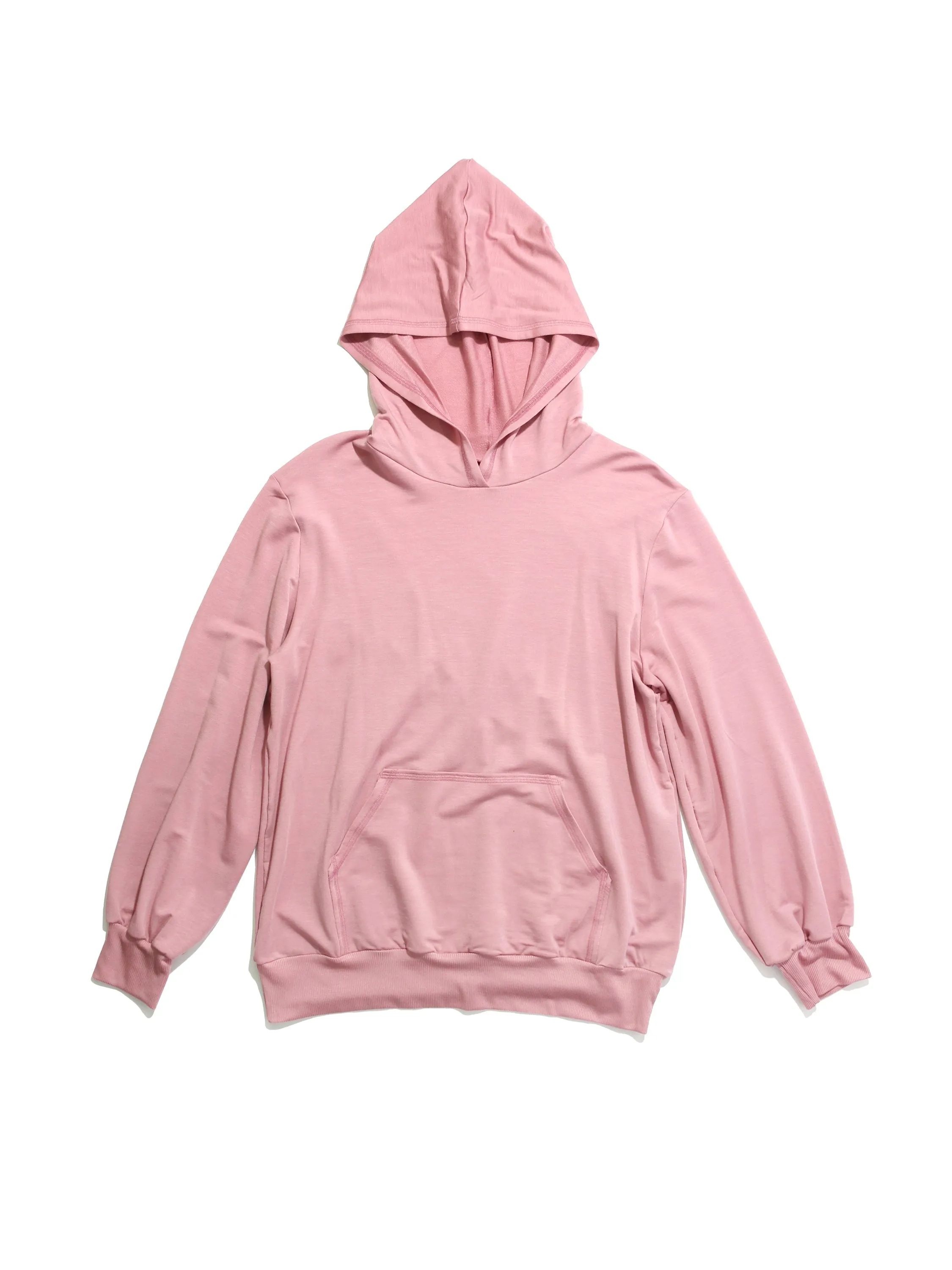 French Terry Hoodie Mauve Orchid Pink Sale sold by Hanky Panky product image thumbnail 4