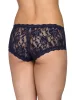 Signature Lace® Boyshort Navy sold by Hanky Panky