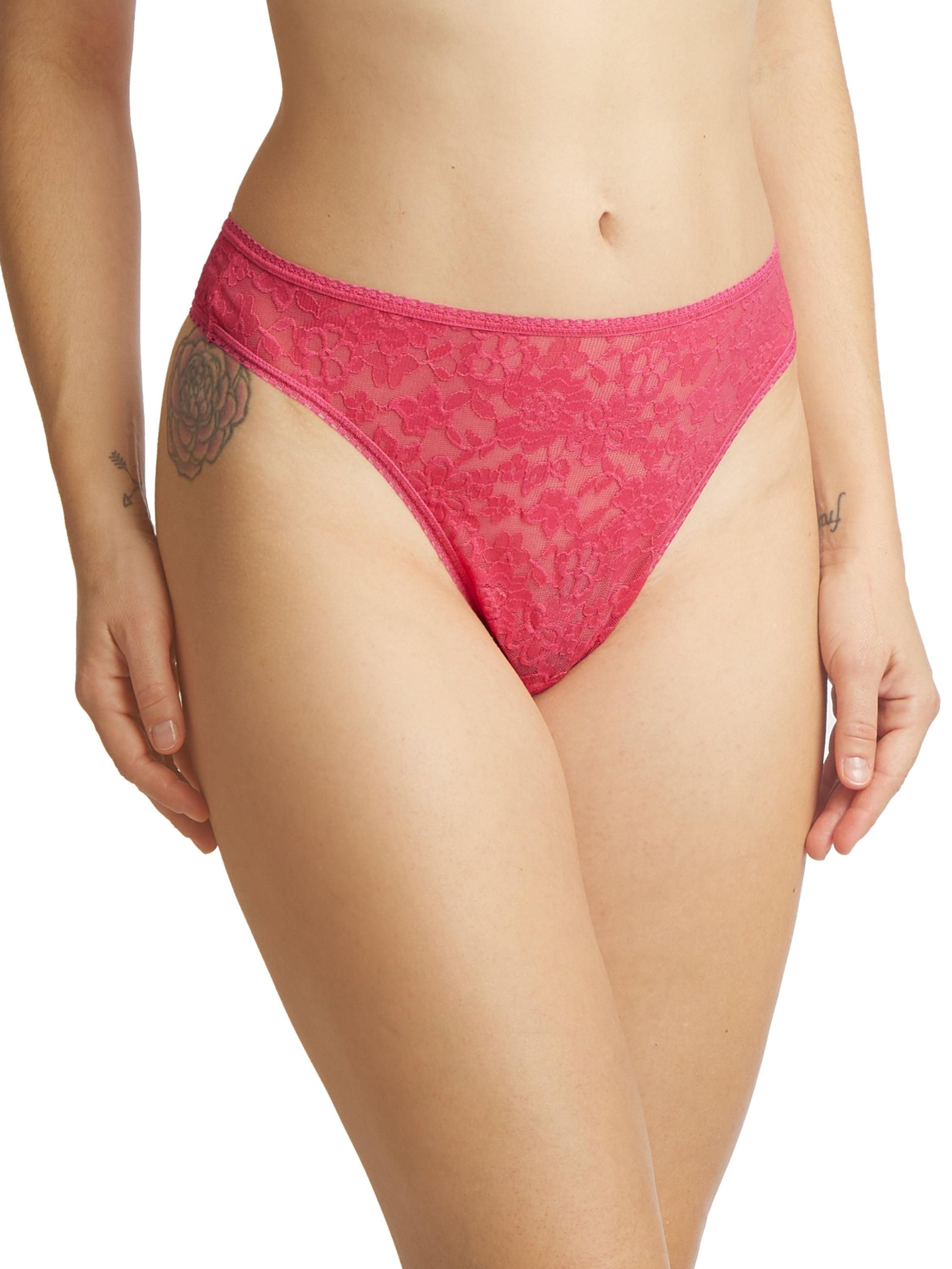 Daily Lace™ High Cut Thong Starburst Pink Sale sold by Hanky Panky product image thumbnail 2