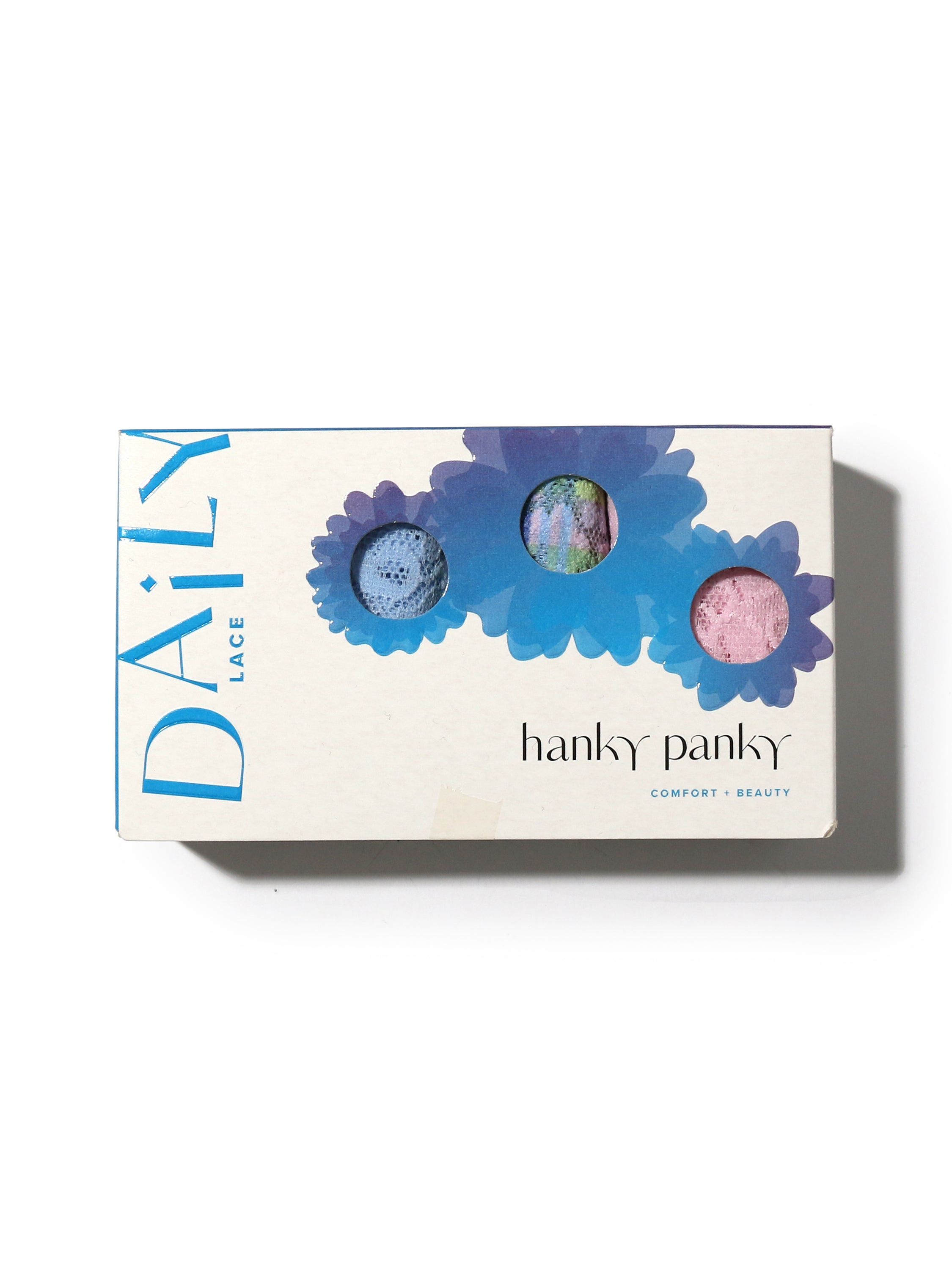 3 Pack Printed Daily Lace™ Original Rise Thong Exclusive Sale sold by Hanky Panky product image thumbnail 3