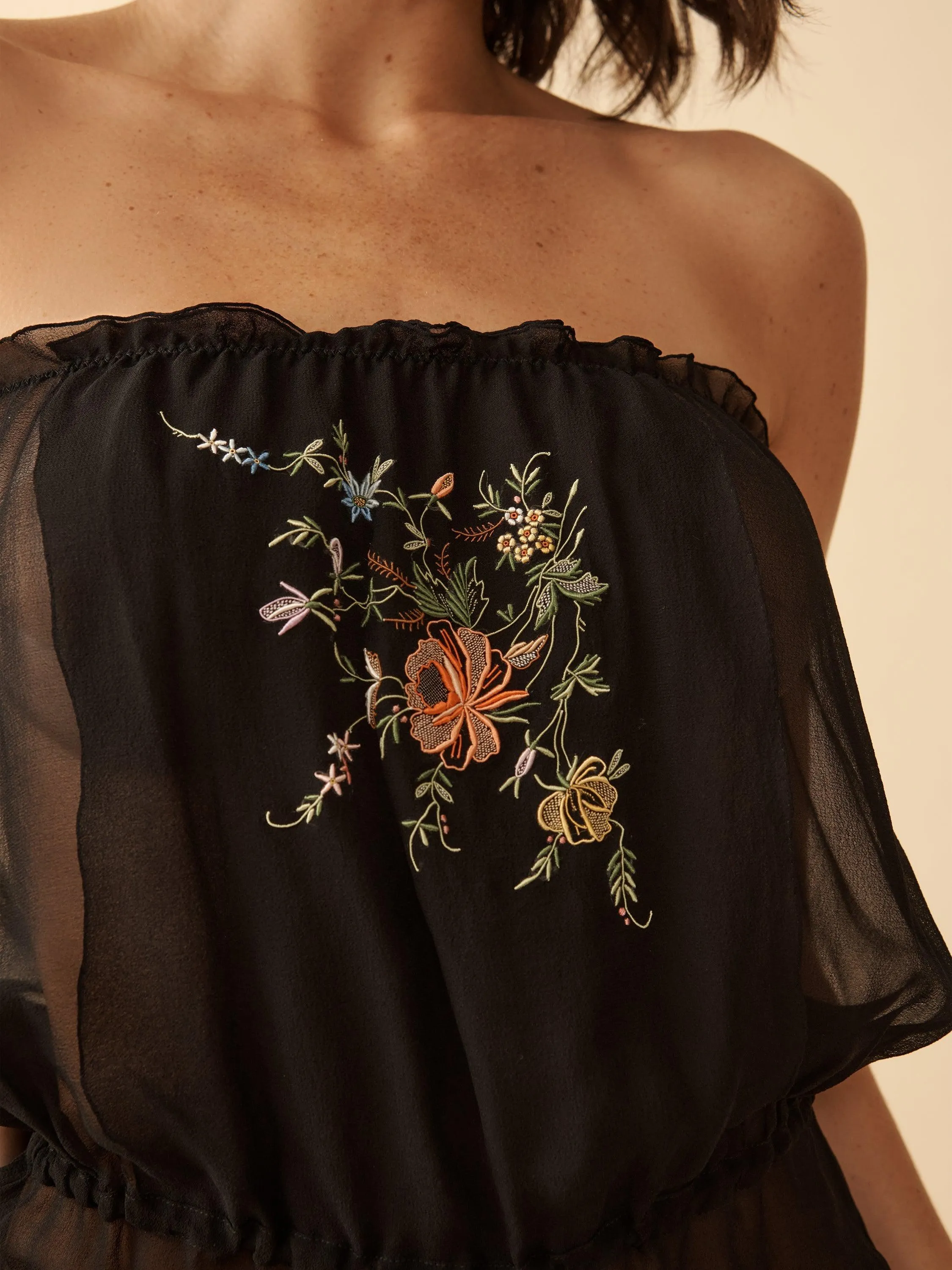 Atelier Vintage Strapless Romper Black sold by Hanky Panky product image thumbnail 3