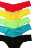 5 Pack Signature Lace Original Rise Thongs In Printed Box Sale sold by Hanky Panky
