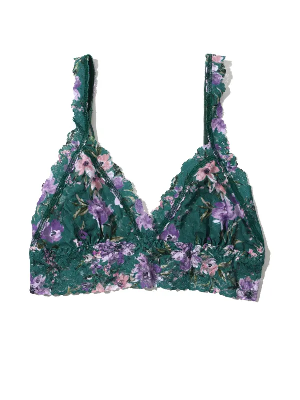 Printed Signature Lace Crossover Bralette  Flowers in Your Hair Sale sold by Hanky Panky
