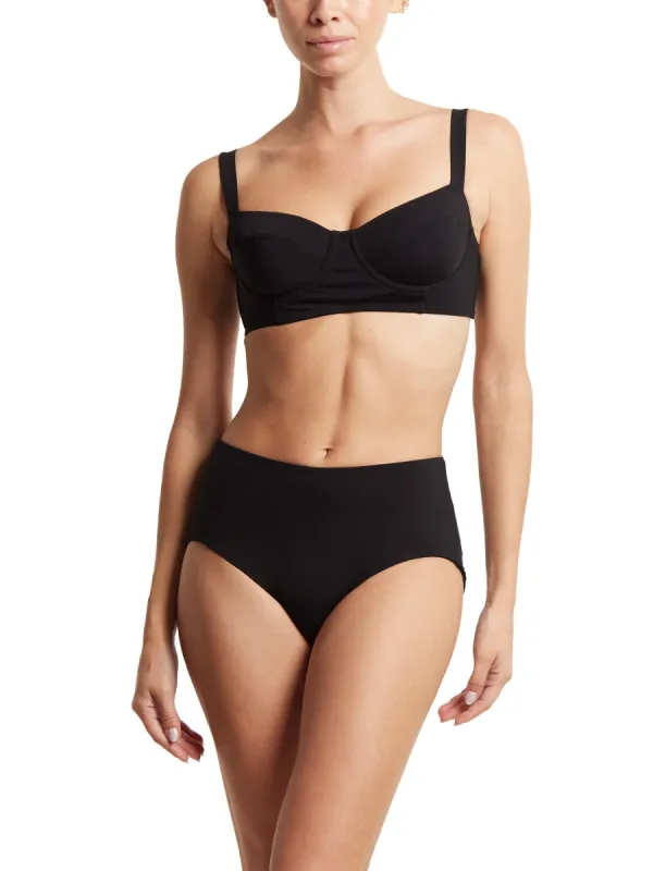 Boyshort Swimsuit Bottom Black sold by Hanky Panky
